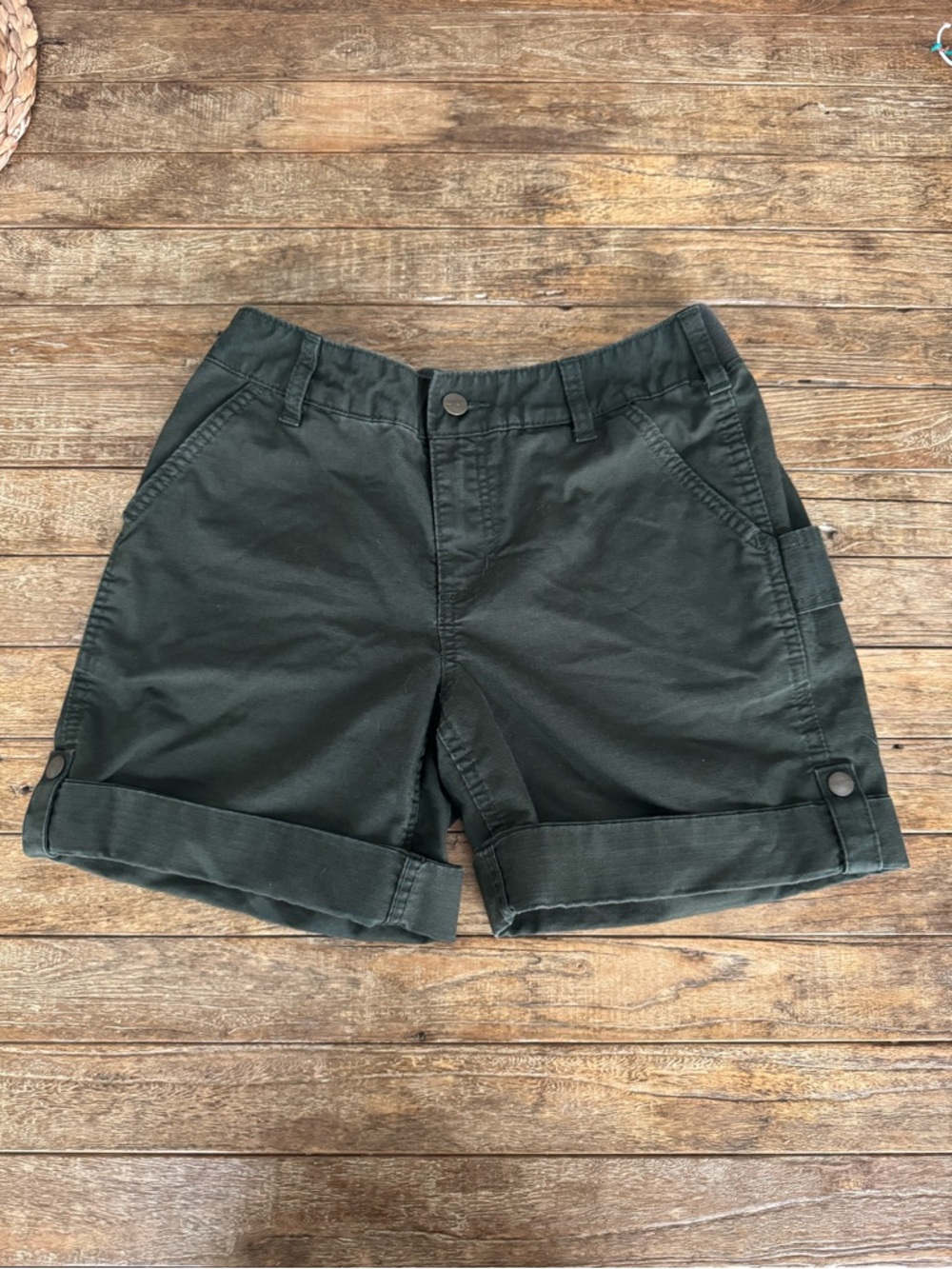 Carhartt Women’s Green Original Fit Shorts Size 4